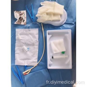 sac de drainage urinaire portable avec valve croisée en T